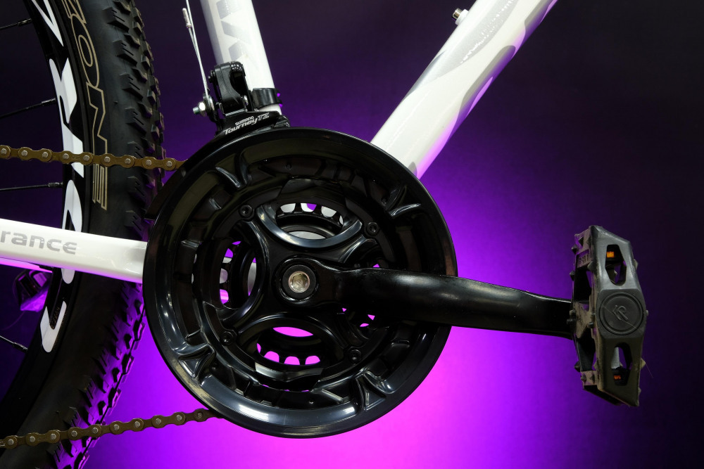 Lorak Glory 100 HD 27.5 Белый/Фиолетовый рама 15 (на рост 141-160)