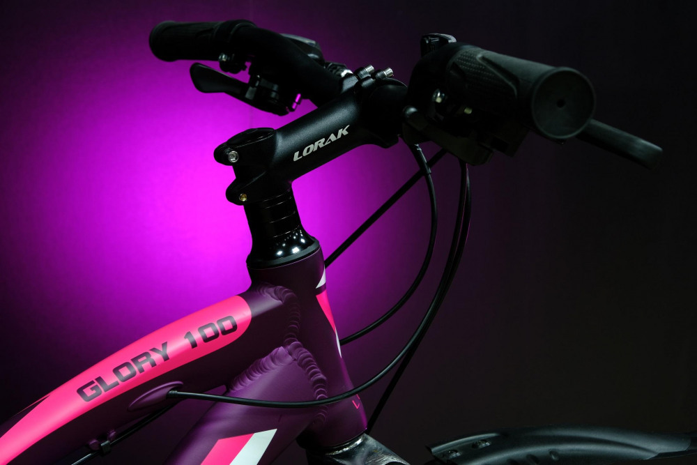 Lorak Glory 100 Матовый Фиолетовый/Розовый рама 15 (на рост 141-160)