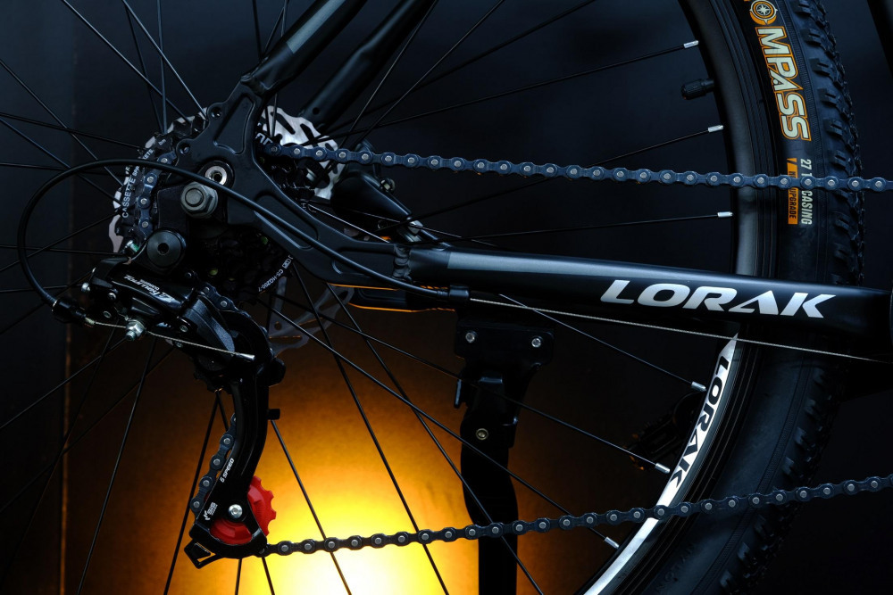 LORAK Safe 29 HD Матовый Чёрный/Серый/Серый 19р (на рост 171-182)