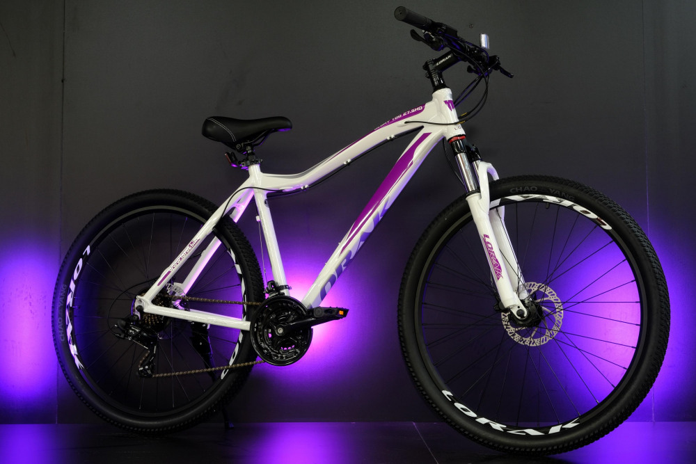 Lorak Glory 100 HD 27.5 Белый/Фиолетовый рама 15 (на рост 141-160)