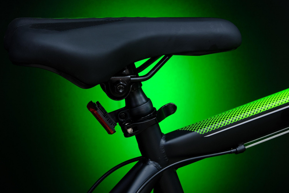 HEAM ALPHA 27,5 Prom Матовый Чёрный/Зелёный рама 19 (на рост 171-182)