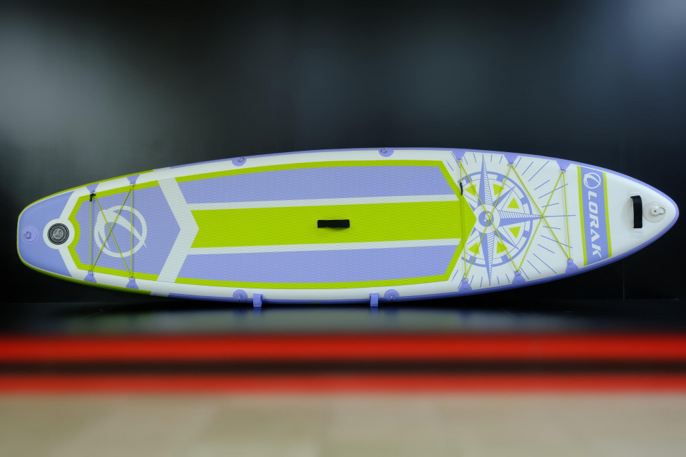 Сапборд Lorak 913 (350*84*15) сиренево-зелёный, код 77913